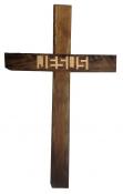 Click to enlarge image  - Rustic Wood Crosses - Wood Cross with Additional Decorative Features
